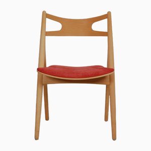 Sawback Dining Chair in Beech by Hans Wegner, 2000s