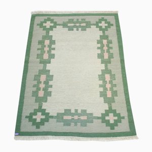 Alfombra Röllakan sueca de tejido plano, años 60