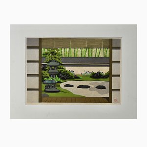 Ido Masao, Estampe Traditionnelle Japonaise, 1989, Papier