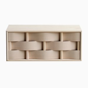 Weave Bedside Table in Birch Wood by Dahlén Lukas