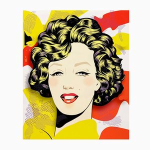 Danuta Dabrowska-Siemaszkiewicz, Marilyn, 2000s, Serigrafía y papel