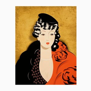 Danuta Dabrowska-Siemaszkiewicz, Kiki, 2000er, Siebdruck & Papier