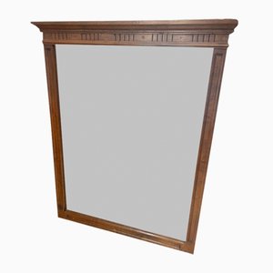 Brown Wood Wall Mirror