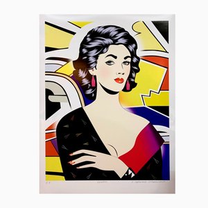 Danuta Dabrowska-Siemaszkiewicz, Elisabeth, 2000s, Serigrafía y papel