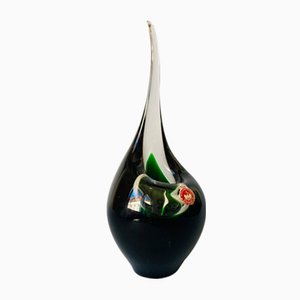 large Orchid Flamingo Vase by Per Lutken for Holmegaard, 1960s