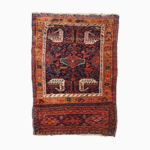 Antiker handgefertigter orientalischer Bag Face Teppich, 1880er