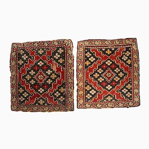 Antike handgefertigte armenische Karabakh Bagface Teppiche, 1880er, 2er Set