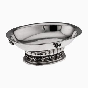 20th Century Danish Silver Grapevine Pattern Centrepiece from Georg Jensen