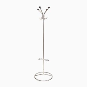 Bauhaus Style Chrome Tubular Coat Rack by Hynek Gottwald, 1940s