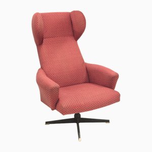 Drehbarer Mid-Century Sessel, Ehemalige Tschechoslowakei, 1960er