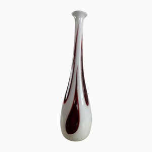 Grand Vase Fait Main en Verre de Murano, 1970s