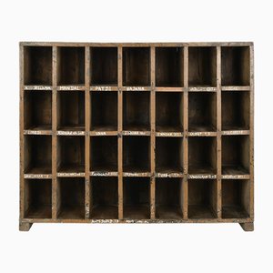 Workshop Furniture in Wood with 28 Compartments