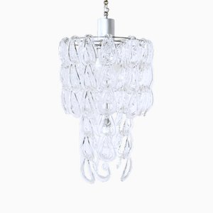 Giogali Suspension Light attributed to Angelo Mangiarotti for Vistosi, Italy, 1970s