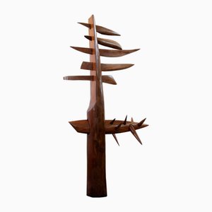 The Great Force of Nature Amazonia Series Sculpture in Wood by Elvio Becheroni, 1992