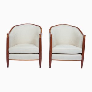 Sillas francesas Art Déco de Dominique, 1925. Juego de 2