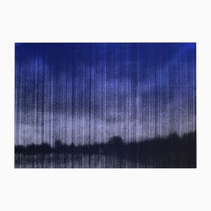 Karolina Futyma, Longing I, 2020, Siebdruck & Papier & Sprühfarbe