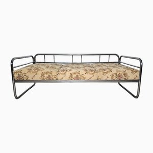 Bauhaus Chrome Sofa by Robert Slezak for Slezak Factories, 1930s