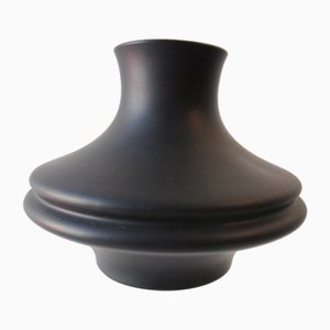 Vaso in porcellana nera di Rosenthal