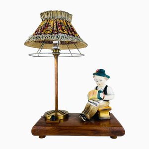 Lámpara de mesa vintage, Italia, años 30