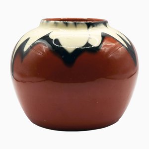 Thrown Vase with Double Gradient Glaze, 1920s