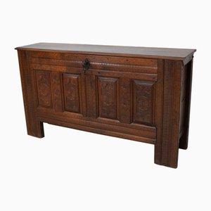 Dutch Carved Oak Chest