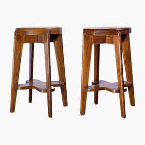 Set of Mid-Century Modern PJ-SI-21-A High Stools by Pierre Jeanneret, 1965