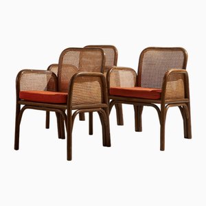 Vintage Armchair in Bamboo and Rattan, 1970s