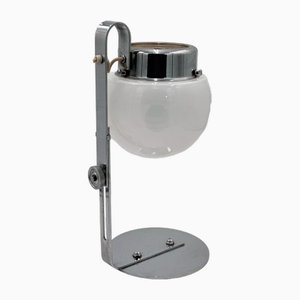 Verstellbare Space Age Lampe aus Stahl & Chrom, 1970er