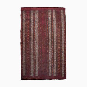 Mauritanian Rug in Wood and Leather, 1990s