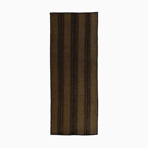 Vintage Tuareg Rug in Rush and Leather, 1990s
