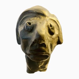 Buste en Bronze, Suisse, 1920s