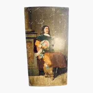 Portrait of a Musketeer, 1800s, Wood