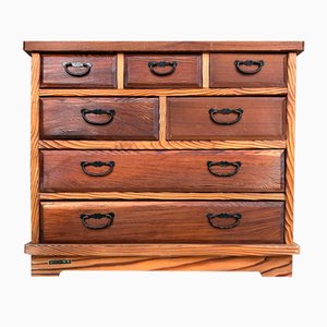 Yakusugi Jewelry Chest with Secret Drawer, 1970s