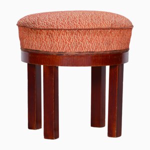 Art Deco Fußhocker aus Eiche, 1930er