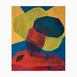 Marta Gebalska, Composition R, 2022, Oil & Oil on Canvas & Canvas