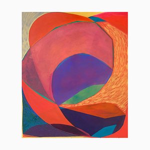 Marta Gebalska, Composición S, 2022, óleo y óleo sobre lienzo y lienzo
