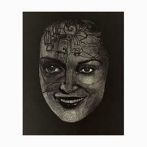 Anna Gawlikowska, Saba, 2006, Linograbado y papel