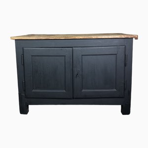Buffet 18ème Siècle en Chêne Brut et Noir
