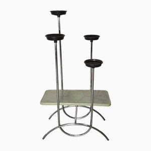Aiuola Mid-Century in metallo e plastica