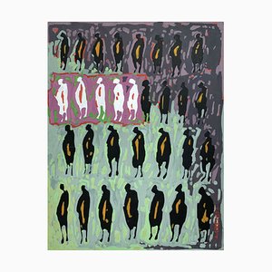 Aleksander Grzybek, Sin título, década de 2000, Gouache y papel