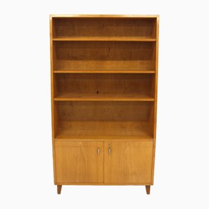 Skandinavisches Bücherregal aus Ulmenholz, Schweden, 1960er