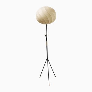 Lámpara de pie Cocoon de Panton, años 60
