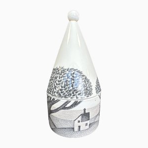 Vintage Ceramic Music Box by Kati Tuominen-Niittyla for Arabia Pro Arte