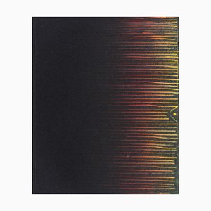 Richard Gieryszewski, Líneas horizontales, 2009, Linograbado y grabado en madera y papel