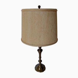 Hollywood Regency Brass Table Lamp
