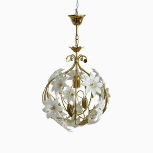 Vintage Murano Glass Hanging Light, 1970s, Set of 2