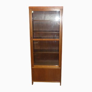 Large Glass Office Cabinet, 1940s