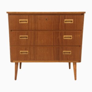 Scandinavian Teak Chest of Drawers, Sweden, 1960s
