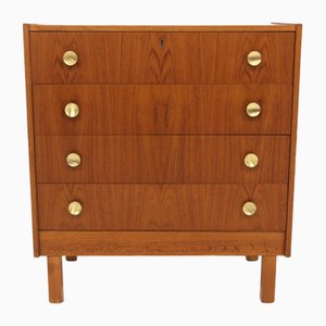 Scandinavian Teak Chest of Drawers, Sweden 1960s