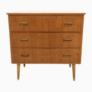 Skandinavische Kommode aus Teak, Schweden 1960er